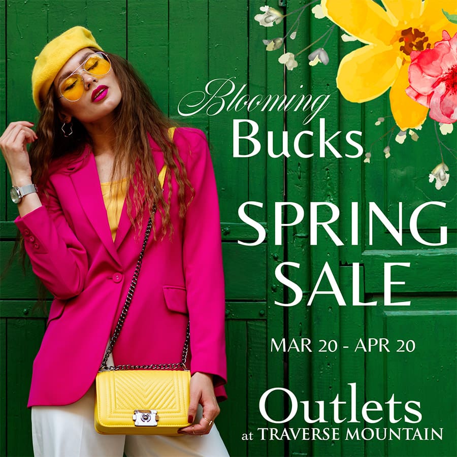 Outlets at Traverse Mountain Blooming Bucks Post Outlets at Traverse Mountain Blooming Bucks Post